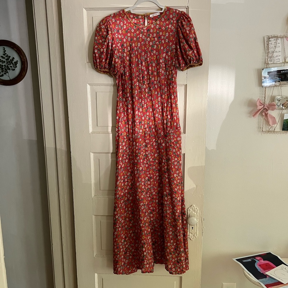 Doen Asalea Dress- poppy tasha garden print